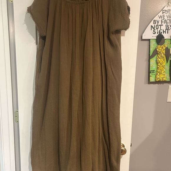 Mikoh Mirakami Off-Shoulder Maxi Dress in Komi sz M - Picture 4 of 4
